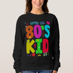 Camiseta Fantasia de Criança dos Anos 80 Vintage Retro 1980