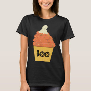 Camiseta Fantasia de Cupcake Assustador de Halloween Fofa p