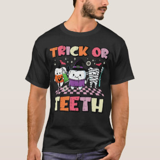 Camiseta Fantasia de Dentista de Halloween para Homens Wo