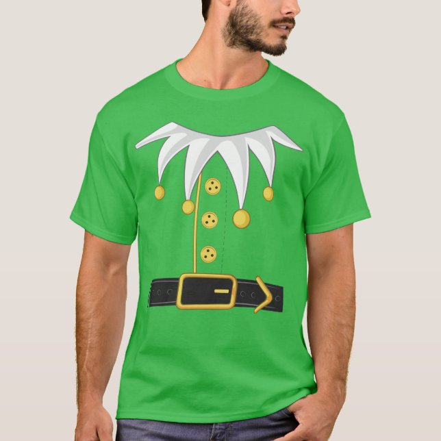 Camiseta fantasia de elf natal (Frente)
