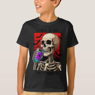 Camiseta Fantasia de Esqueleto Divertido de Halloween Festa