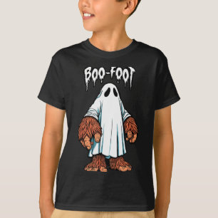 Camiseta Fantasia de fantasma do pé grande halloween sasqua