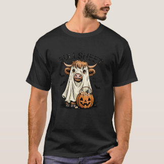 Camiseta Fantasia de Fantasma em Lençol de Halloween Divert