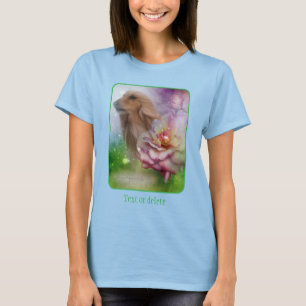 Camiseta Fantasia de Flores de Afghan Hound Arte de Cachorr