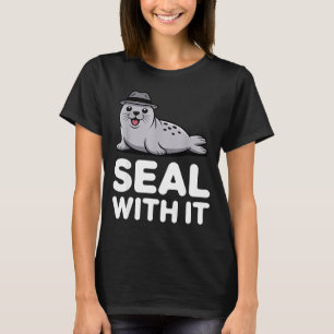 Camiseta Fantasia de Foca Fofa para Homens Mulheres Criança