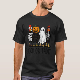 Camiseta Fantasia de galinha assustadora do Halloween Chick