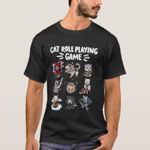 Camiseta Fantasia de Gato de Jogo de Interpretação de Papel