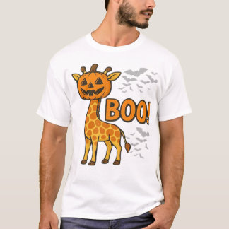 Camiseta Fantasia de girafa assustadora para o Halloween Am