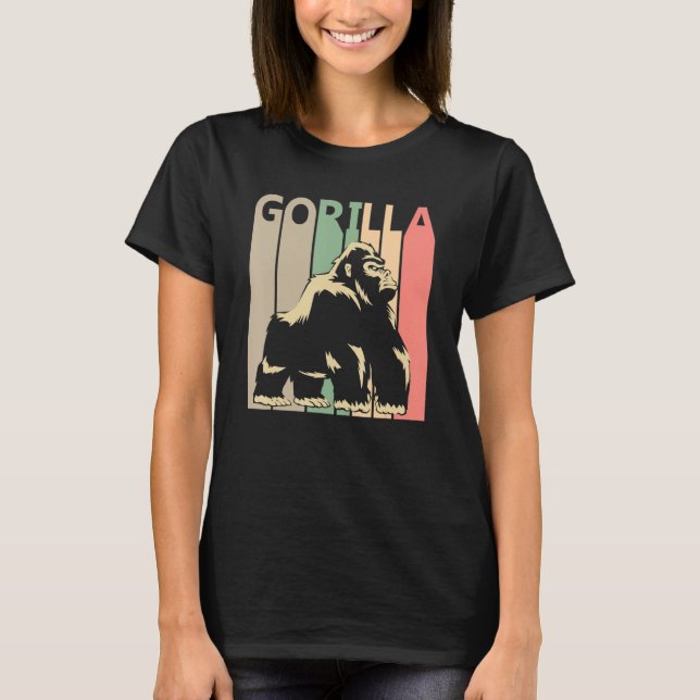 Camiseta Fantasia de Gorila Divertida (Frente)