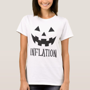 Camiseta Fantasia de Halloween de Inflação Casal Combinando