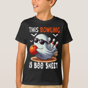 Camiseta Fantasia de Halloween de Jogador de Boliche É Folh