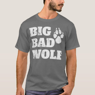Camiseta Fantasia de Halloween do Lobo Mau Lobo Mau