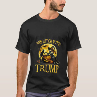Camiseta Fantasia de Halloween para Mulheres Esta Bruxa Vot