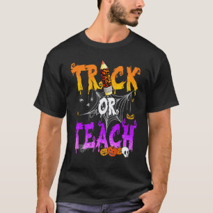 Camiseta Fantasia de Halloween para Professor e Aluno - Tru