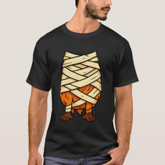 Camiseta Fantasia de Halloween Preguiçosa de Múmia de Capiv