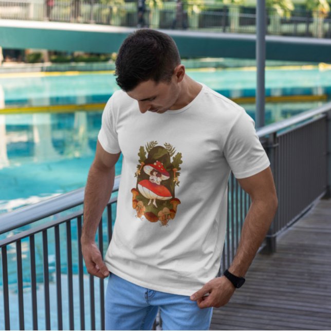 Camiseta Fantasia de Menina do Cogumelo (Criador carregado)