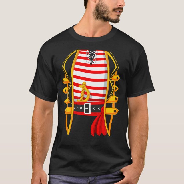 Camiseta fantasia de pirata (Frente)