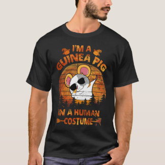 Camiseta Fantasia de Porquinho-da-Índia de Halloween para H