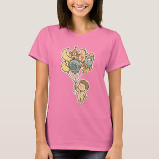 Camiseta Fantasia de Sonhos Doces Balões – Ilustrações de C