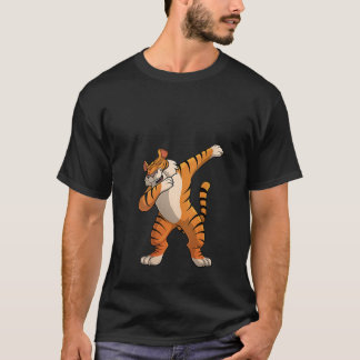Camiseta Fantasia de tigre legal para homens mulheres crian