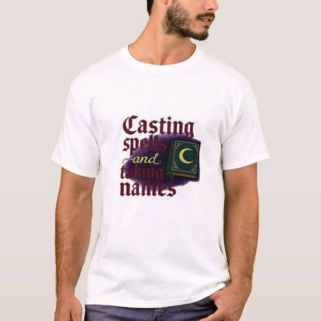 Camiseta Fantasia de Whimsigoth - Florestas Místicas, Luas  (Frente)