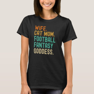 Camiseta Fantasia Deusa de Futebol Mulher Gata Jogadora Eng