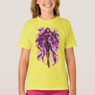 Camiseta Fantasia Deusa Violeta Mística