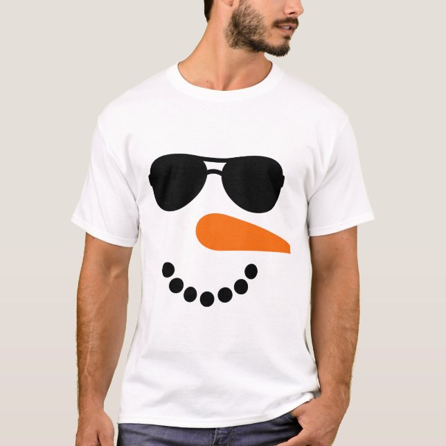 Camiseta fantasia do Dia das Bruxas de Neve (Frente)