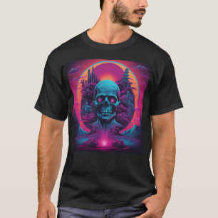 Camiseta Fantasia Escura Surrealismo Encontra Filmes Horror