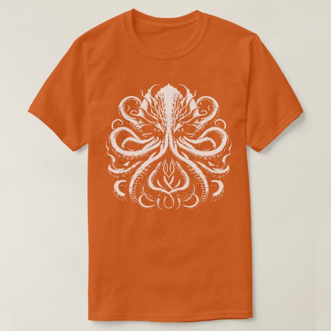 Camiseta fantasia kraken (Frente do Design)