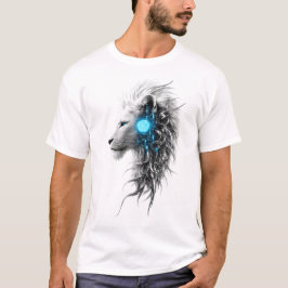 Camiseta Fantasia Leão Branco Místico | Espírito A