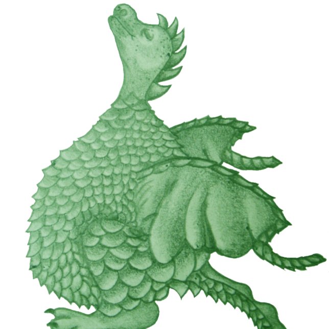 Camiseta fantasia mítica criatura doce dragão verde (Criador carregado)