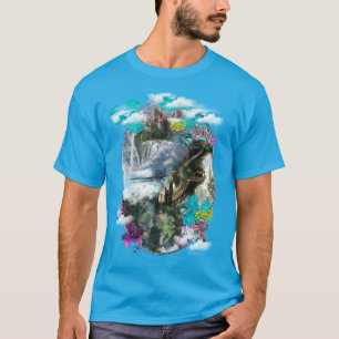 Camiseta Fantasia Outros mundos nas Nuvens