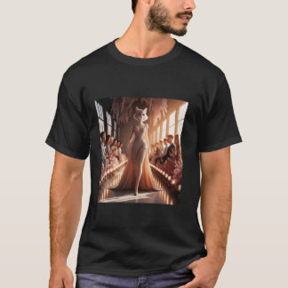 Camiseta Fantasia Pódio Gato Bonito