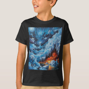 Camiseta Fantasia Polar Surreal Aurora Boreal
