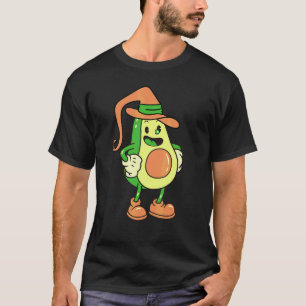 Camiseta Fantasia Preguiçosa de Abacate Vegano de Halloween