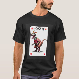 Camiseta Fantasias de carta de baralho palhaço bobo da cort