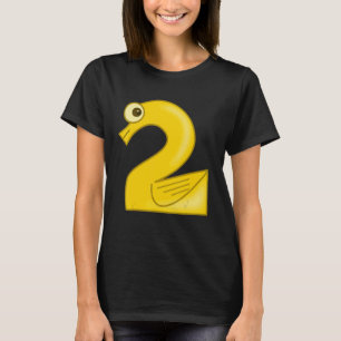 Camiseta Fantasias de Contagem Matemática Número Dois