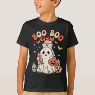 Camiseta Fantasias de Enfermeira Médica do Boo Boo Crew par