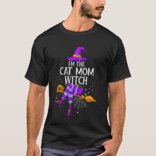Camiseta Fantasias de Família Combinadas Eu Sou a Mãe Gata 