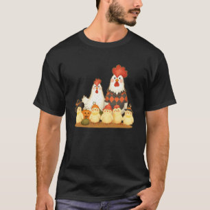 Camiseta Fantasias de Família de Frango de Halloween Cottag