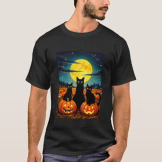 Camiseta Fantasias de festa assustadoramente fofas de gatos