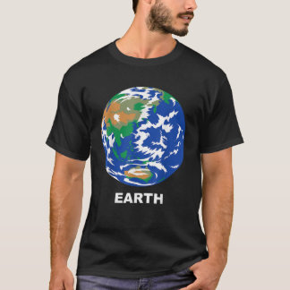 Camiseta Fantasias de Grupo do Sistema Solar Terra Planeta