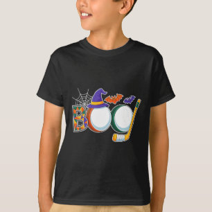 Camiseta Fantasias de Halloween Assustadoras Boo de Hóquei