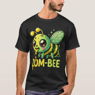 Camiseta Fantasias de Halloween da Baby Bee Zumbi Zom-Bee A