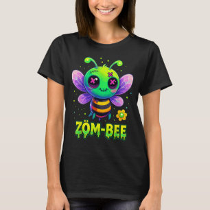 Camiseta Fantasias de Halloween da Baby Bee Zumbi Zom-Bee A