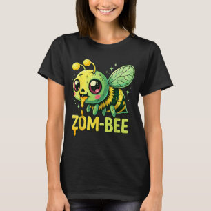 Camiseta Fantasias de Halloween da Baby Bee Zumbi Zom-Bee A