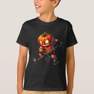 Camiseta Fantasias de Halloween de Abóbora com Rosto de Hoc