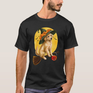 Camiseta Fantasias de Halloween de Golden Retriever para Ho