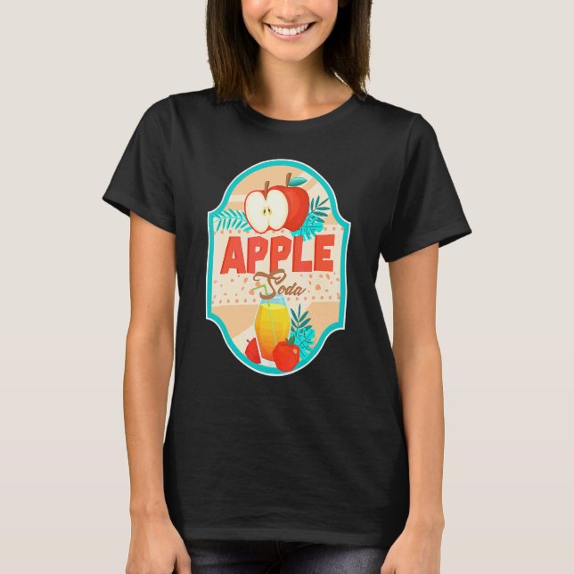 Camiseta Fantasias de Halloween de Refrigerante de Maçã Com (Frente)